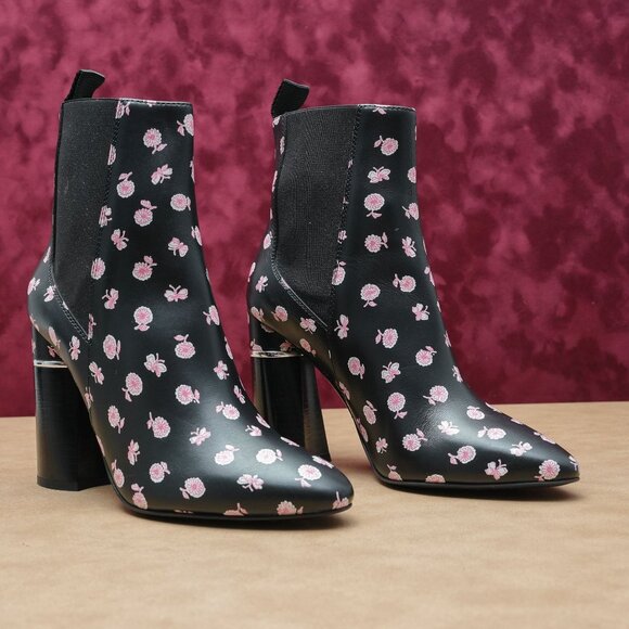 3.1 Phillip Lim Women Floral Print Leather Summer Boho Chelsea Boots 8US EUR38.5 - Picture 1 of 9